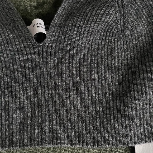 Zara Gray Bralette Crop top in a size Medium. Simple but cute. - Picture 2 of 5